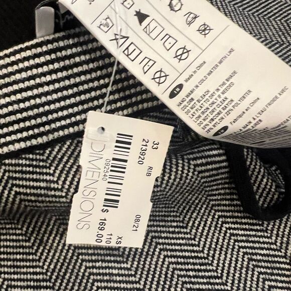 Joseph Ribkoff herringbone Wide-Leg Women's Pants size XS (2) NWT - Picture 8 of 11